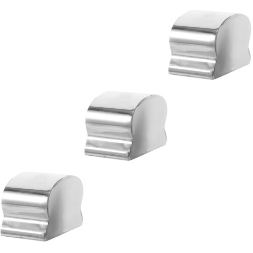 3Pièces Accessoires Rampe Inox Argent Pour Escalier Usage Domestique 1
