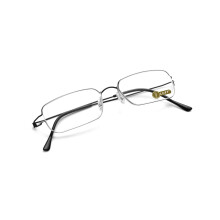 Blue Light Blocking Reading Glasses 1.0x Screwless HD Ultra Light Black Frame for Men and Women
