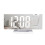 Projection Alarm Clock Screen 18.5x9.5x4.2cm White 1