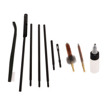 Multifunktionales Schlauchbürstenset für 5,56 mm, .223, .22, .257 in Canvas-Tasche