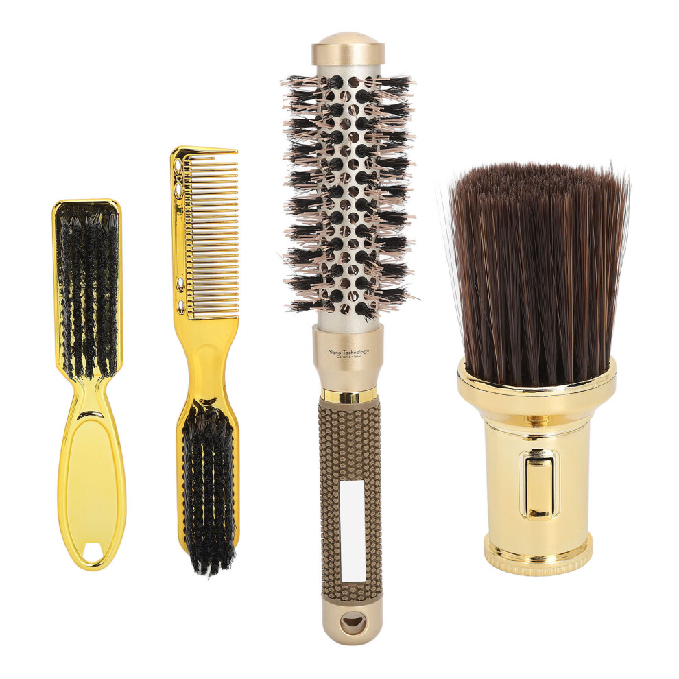 Professional Ergonomic Hairdressing Kit with Cleaning Brush Set for Beginners