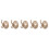 5Pcs Golden Wall Hole Covers ABS Decorative Plastic Cover with Hook 11