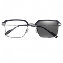 Reading Glasses +3.5 Black and Silver Frame Anti Blue Light Protection Ultra Light Presbyopic