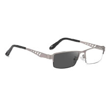 Men's Blue Light Blocking Reading Glasses 2.5 Gray Tint Single Vision for Work