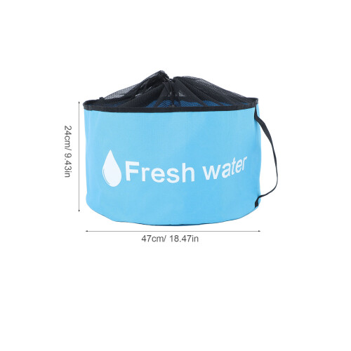Waterproof Storage Bag Handbag Organizer Camping Accessories Blue 2