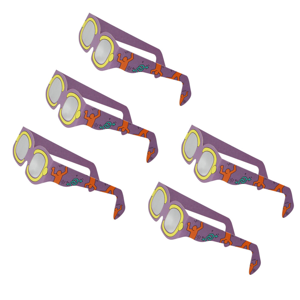 5Pcs Solar Eclipse Glasses Safe Shades For Direct Sun Viewing 7901388904801
