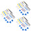 60Pcs Repair Kit for Phone Laptop with 20 Assorted Precision Tools 6
