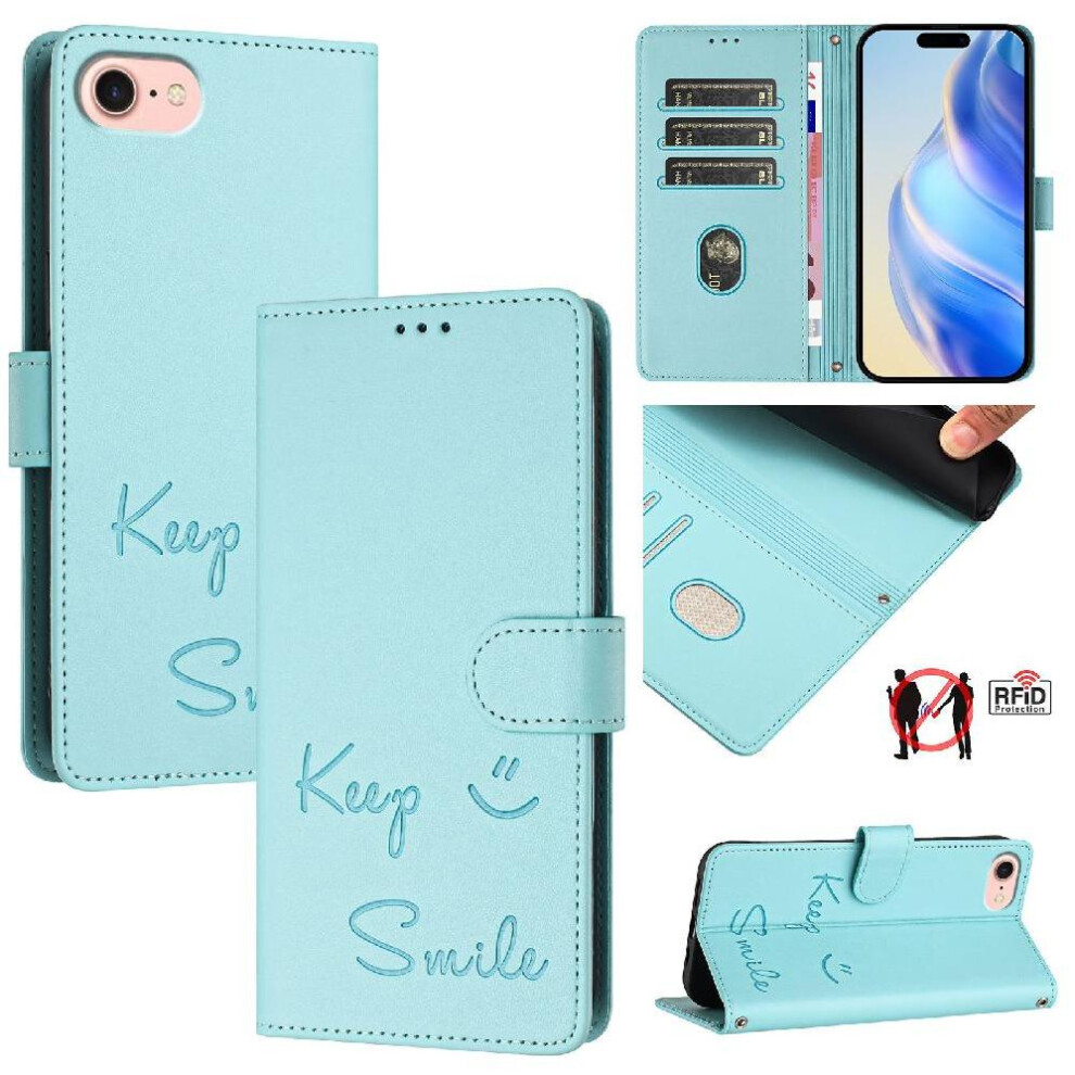 () Case For Iphone 17E Rfid Blocking Flip Cover Card Holder Wallet Pu Leather 764563192731
