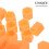 20Pièces Caps Écrous Roue Orange Silicone Brillant Accessoires Auto 7