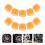 20Pièces Caps Écrous Roue Orange Silicone Brillant Accessoires Auto 10