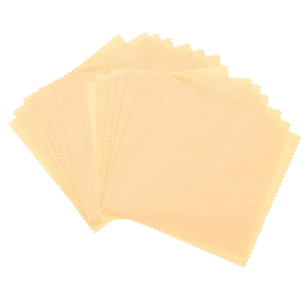 100Pcs Microfiber Eyeglass Cleaning Cloths Bulk Lint AntiFog for Glasses Screens and Lenses