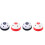 4Pcs Training Bells for Dogs Assorted Color Plastic Bells Easy to Ring 2