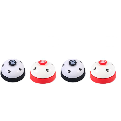 4Pcs Training Bells for Dogs Assorted Color Plastic Bells Easy to Ring 1