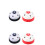 4Pcs Training Bells for Dogs Assorted Color Plastic Bells Easy to Ring 5