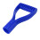Plastic Spade Handle 32mm Blue Replacement for Shovel, 18cm Length 1