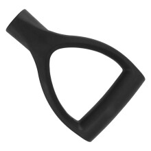 32mm Kunststoff Schnellmontage Snow Shovel Griff - Schwarz, 18,5x11,5cm