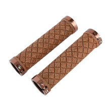 Ergonomic 22mm Rubber Aluminum Handlebar Grips for Mountain & Folding Bikes
