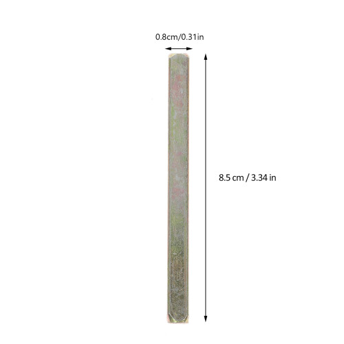 2pcs Rustic Door Knob Spindle Bar 85mm Zinc Plated 1