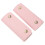2Pcs Pink PU Leather Handbag Handle Sleeves Bag Handle Protectors 2