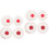 20Pcs Microfiber Hanging Targets for Slingshot Practice Durable White 6
