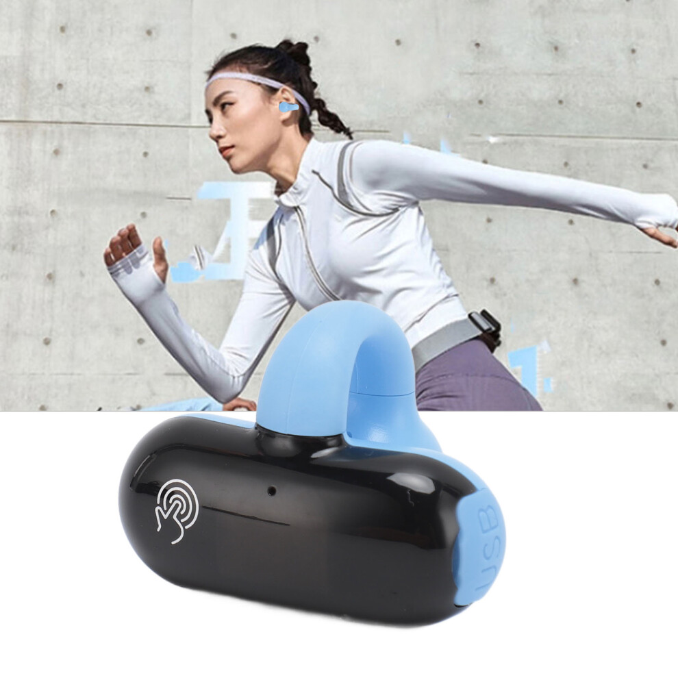 Clip On Wireless Earphones Tooth 5.2 Bone Conduction, 120Mah, Blue 9371388906002