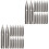 30Pièces Pointe Stylo-Plume Grise, Plumes De Remplacement Robustes 3