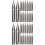 30Pièces Pointe Stylo-Plume Grise, Plumes De Remplacement Robustes 4