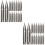 30Pièces Pointe Stylo-Plume Grise, Plumes De Remplacement Robustes 5