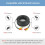 25m BNC Video Power Cable for CCTV Security Camera DVR System Easy Installation Black 5