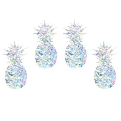 Car Window Decals Pineapple Shaped Pvc 4 Sheets 2
