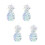 Car Window Decals Pineapple Shaped Pvc 4 Sheets 5