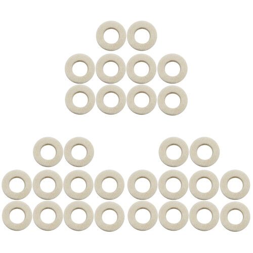 30Pièces Tapis Feutre Blanc Pour Trompette Protection Clés 1