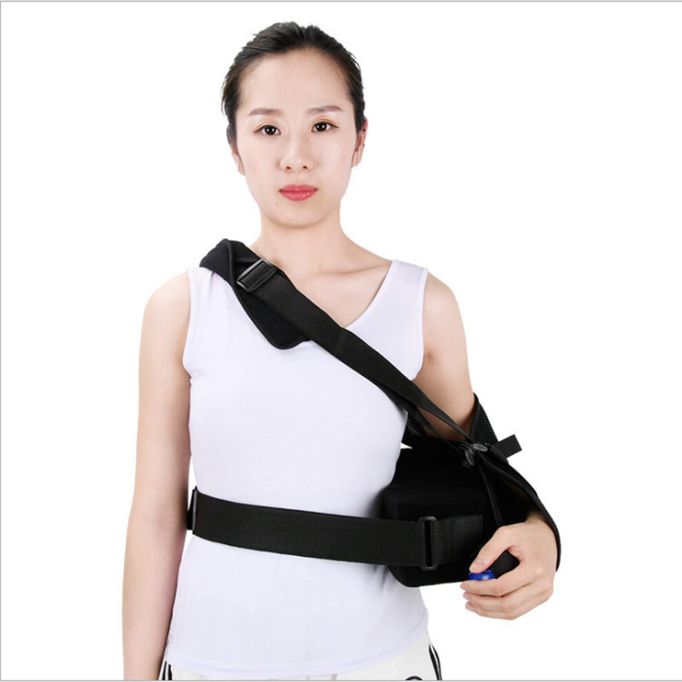 Shoulder Abduction Sling with Arm Pillow and Stress Ball for Post Surgery Injury Support