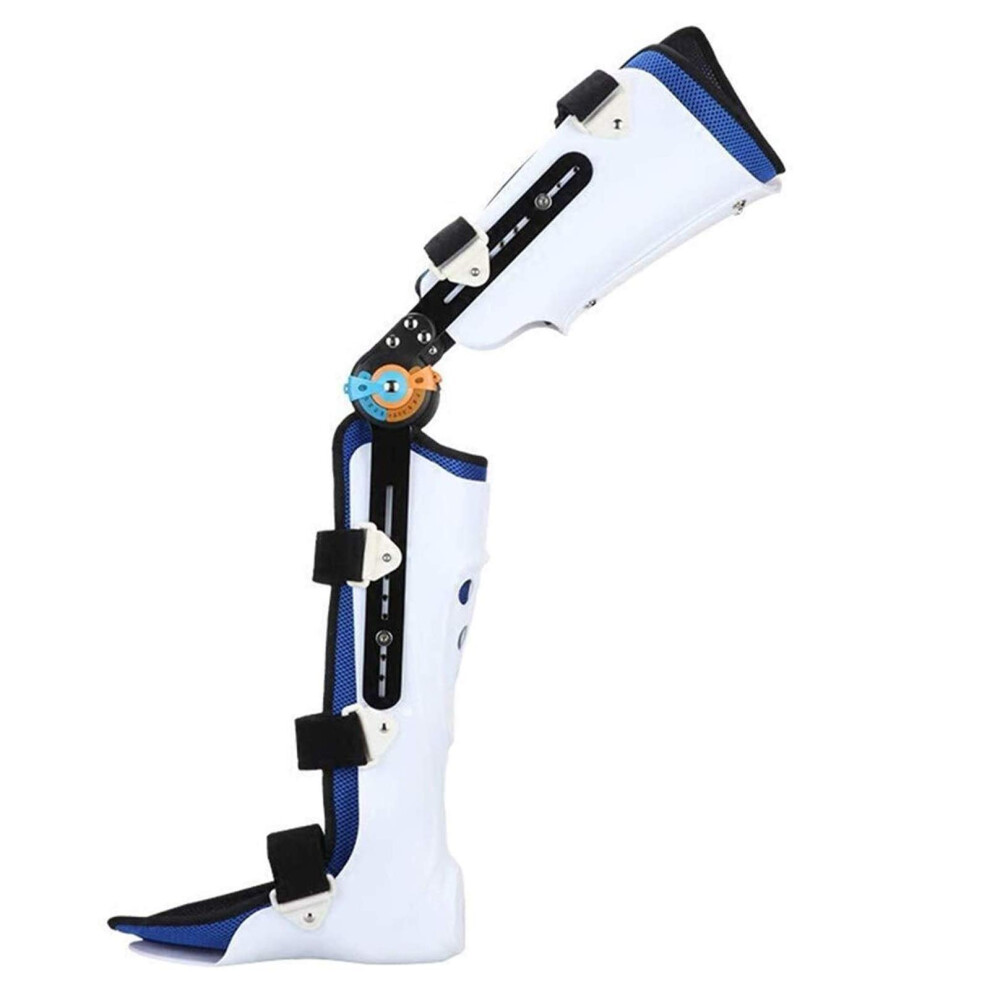 Small Left Side Knee Support Brace with Hinged Orthosis for Lower Limb Injury Relief