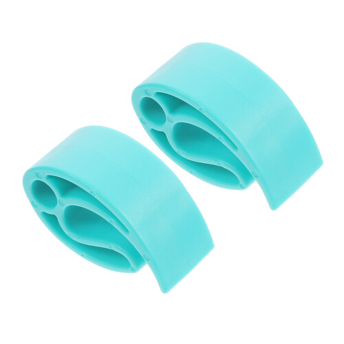 6Pcs Compact Flying Disc Clip Green Pe Convenient Disc Holder 1
