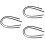 6 Pcs 28 Inch Universal Car Frameless Windshield Wiper Rubber Strips 6