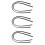6 Pcs 28 Inch Universal Car Frameless Windshield Wiper Rubber Strips 8
