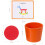 One Set Color Sorting Cups For Toddlers Learning And Cognition 3
