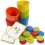 One Set Color Sorting Cups For Toddlers Learning And Cognition 8