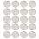 Masteelf  20 Pcs Planner Book Binding Supplies Notebook Fix Discs 3