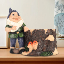 Harz-Blumentopf Little Man Style 17x15,5x11,3 cm