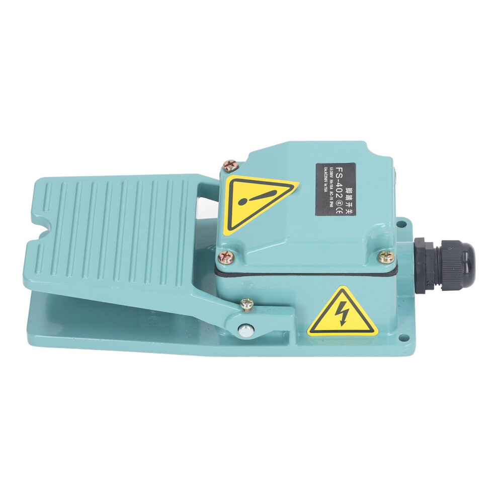 Metal Foot Pedal Switch Fs-402, 250V 15A Non Slip On/Off Controller 8701388907326