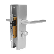 Strong Aluminium Alloy Door Handle with Keys, Easy Install, Impact Resistant