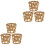 6 Pcs Creative Cup Covers Glass Cup Sleeves Cup Protective Covers 3