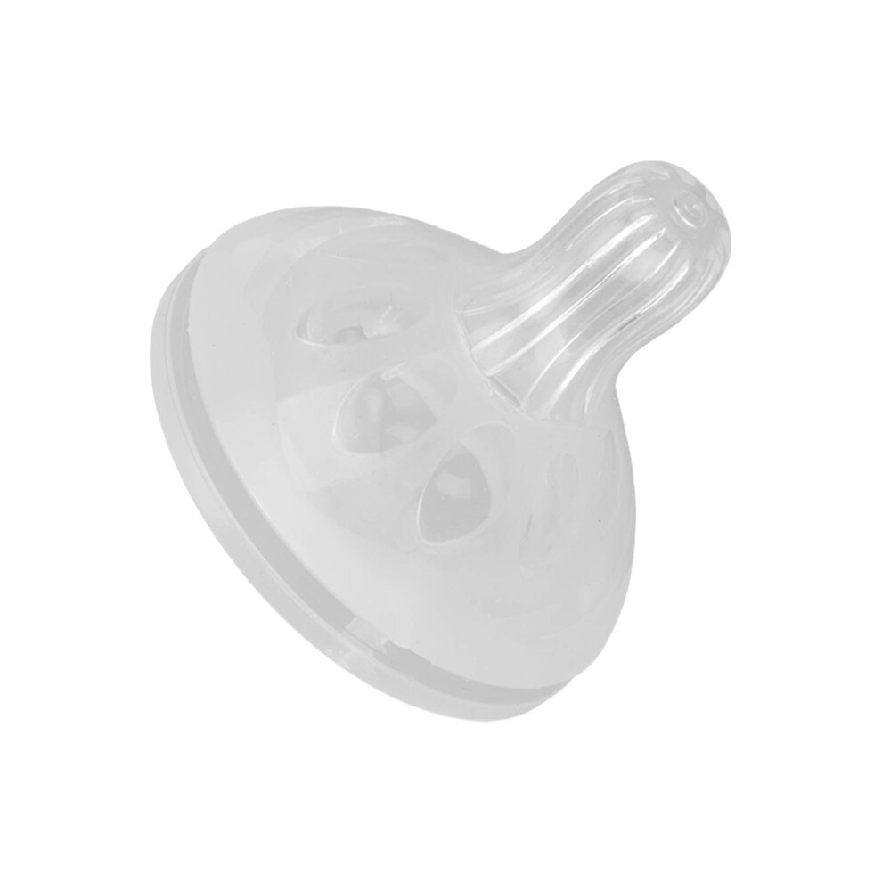 Silicone Replacement Nipple for Infants 7-12 Months, Soft & Elastic