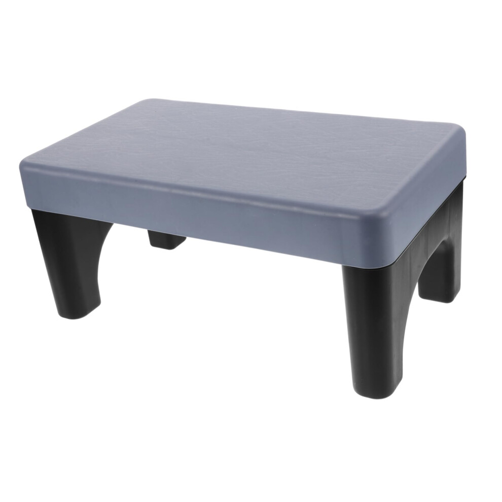 Toilet Stool for Adults with Comfortable Squatting Design, Black Bathroom Footrest Aid Bench