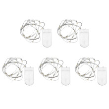 5X 1/12 Dollhouse Miniature LED String Lights Dollhouse Christmas Tree Decor for Festival Xmas Accessories Decoration