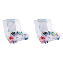 2X Moleculair Modelpakket, Organische Moleculaire Chemieset, Atoomelementmodelpakket voor Lessen, Bouwpakket voor Structuren