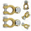 1Set Auto Batterijklemmen Koperen Snelsluiting Terminal Connector 5