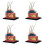 4X 4D Human Skin Model Hair Organs Assembling Puzzle Model Teaching Model Manikin Science Anatomical Model 1